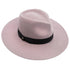 Capri - Walrus Hats Wide Brim Wool Felt Fedora Hat